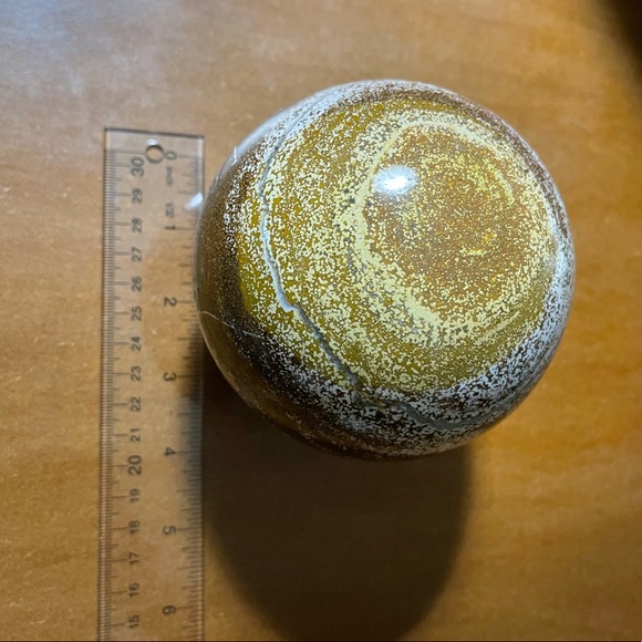 Large Ocean Jasper Sphere 💛HP💛 - Picture 15 of 16